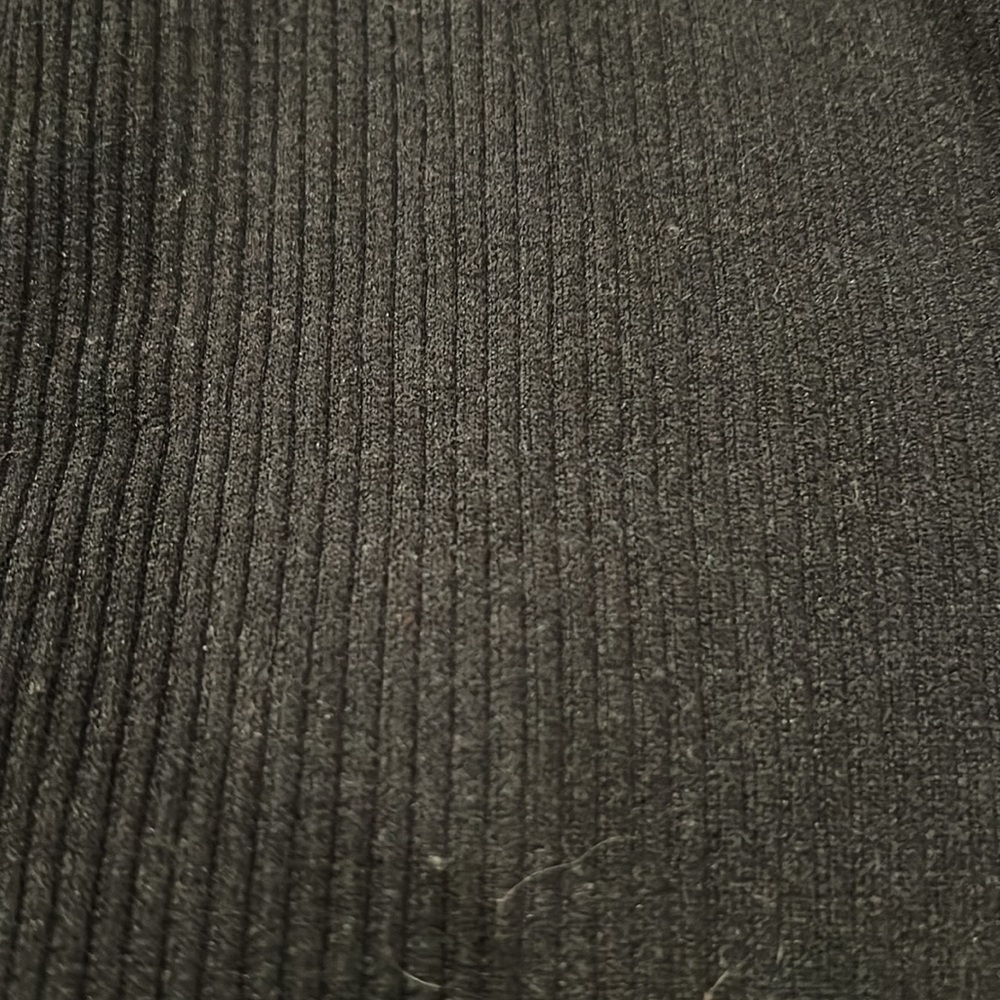 Black Ribbed Bodysuit - Picture 2 of 3
